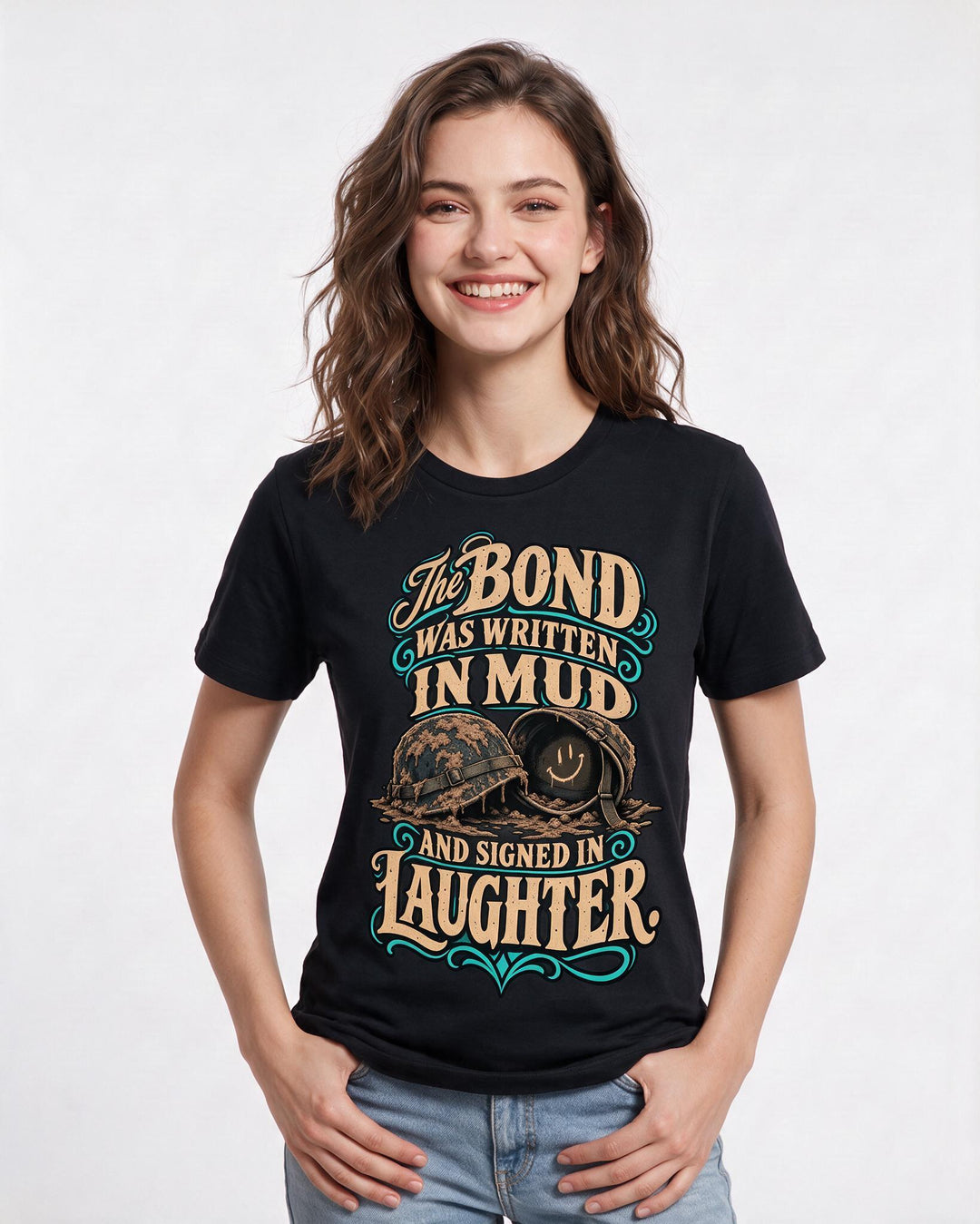 Veteran Black T-Shirt for Women – Everyday Expression Graphic Tee product image 1