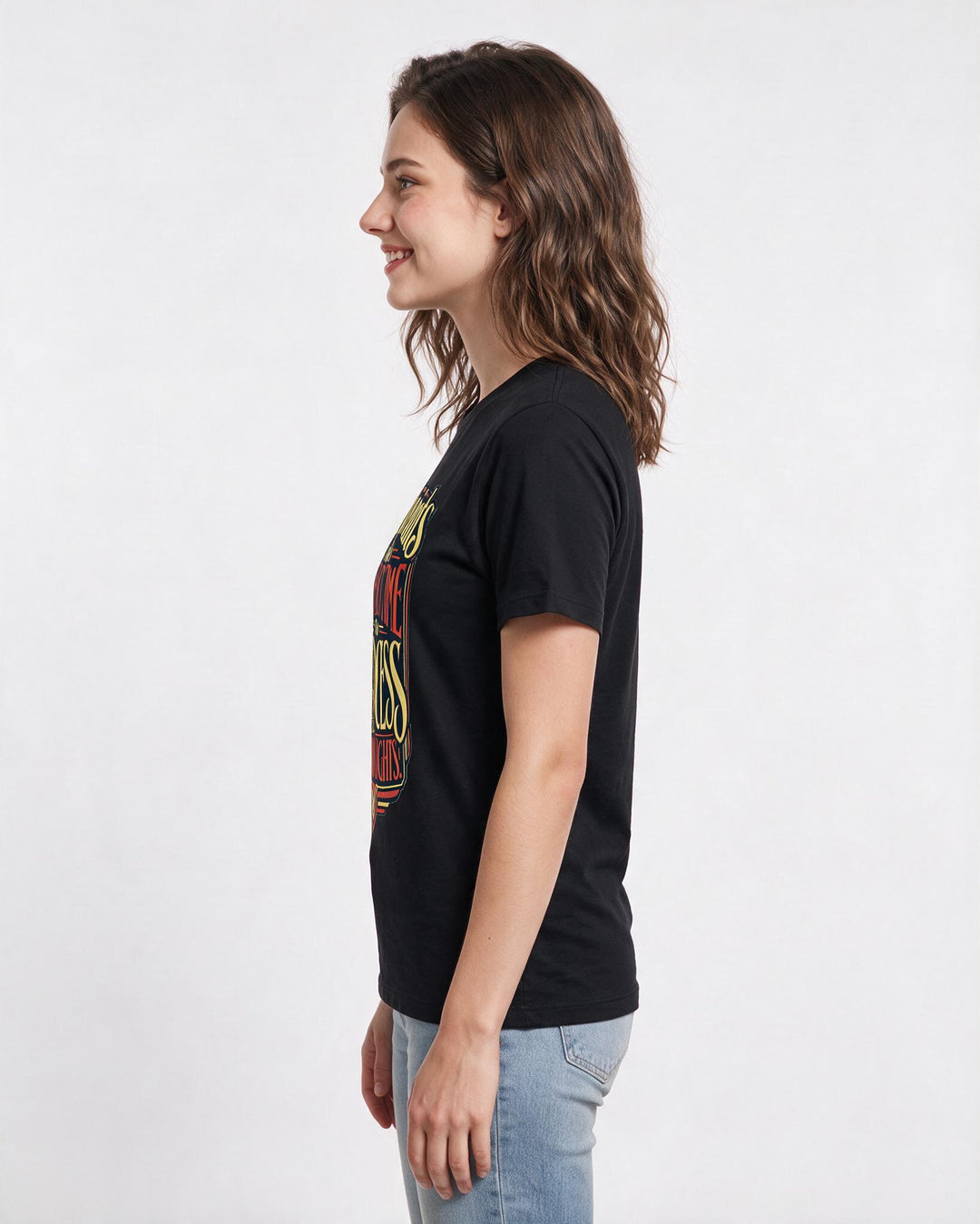 Gaming Black T-Shirt for Women – Game Night Graphic Tee product image 2