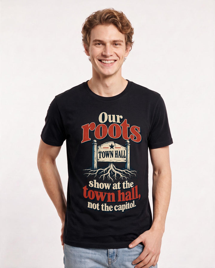 Patriotic Black T-Shirt for Men – Everyday Expression Graphic Tee product image 1