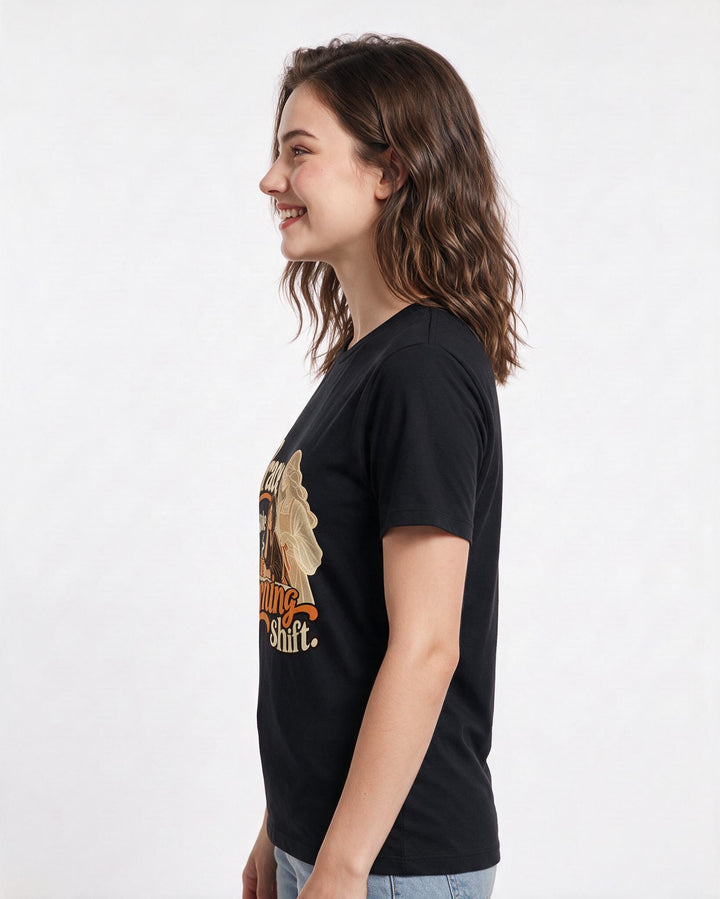 Christian Faith Black T-Shirt for Women – Everyday Expression Graphic Tee product image 2