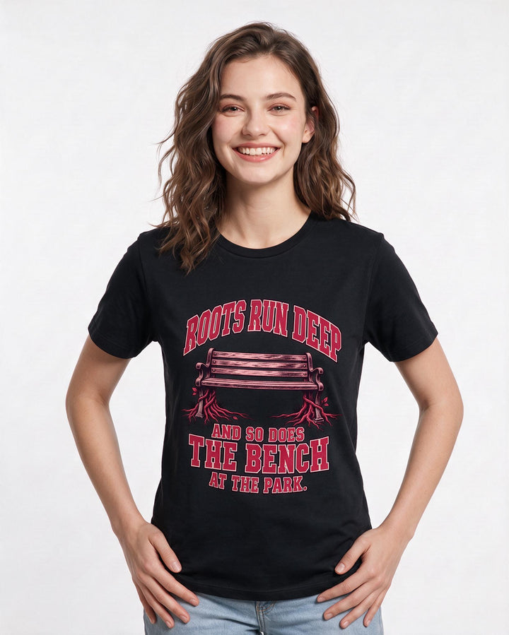 Patriotic Black T-Shirt for Women – Everyday Expression Graphic Tee product image 1