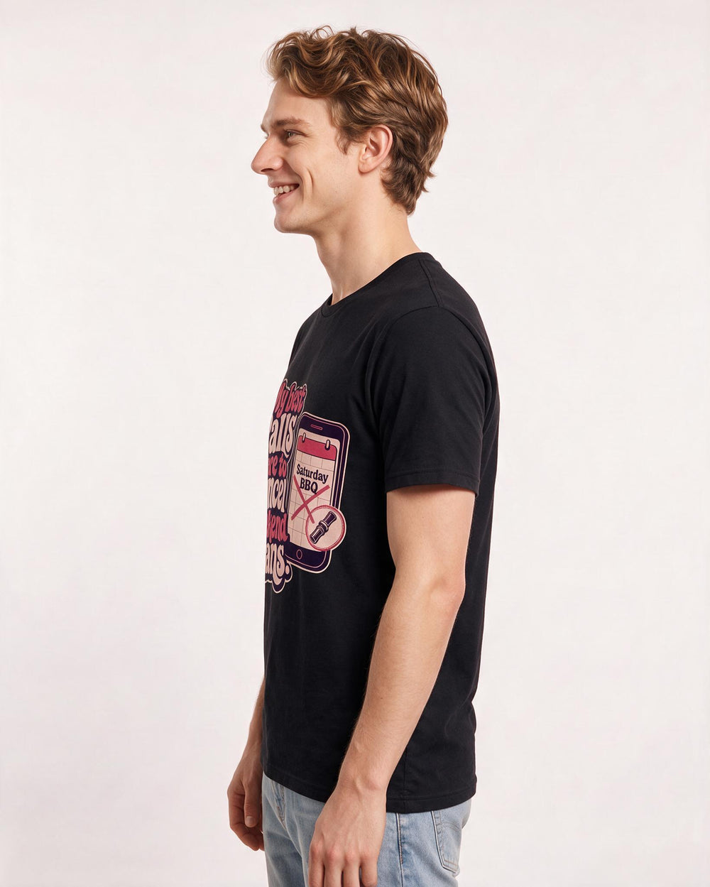 Hunting Black T-Shirt for Men – Everyday Expression Graphic Tee product image 2
