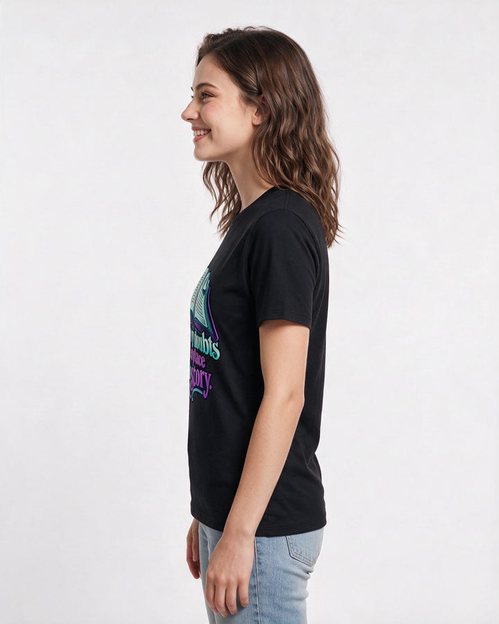 Christian Faith Black T-Shirt for Women – Everyday Expression Graphic Tee product image 2