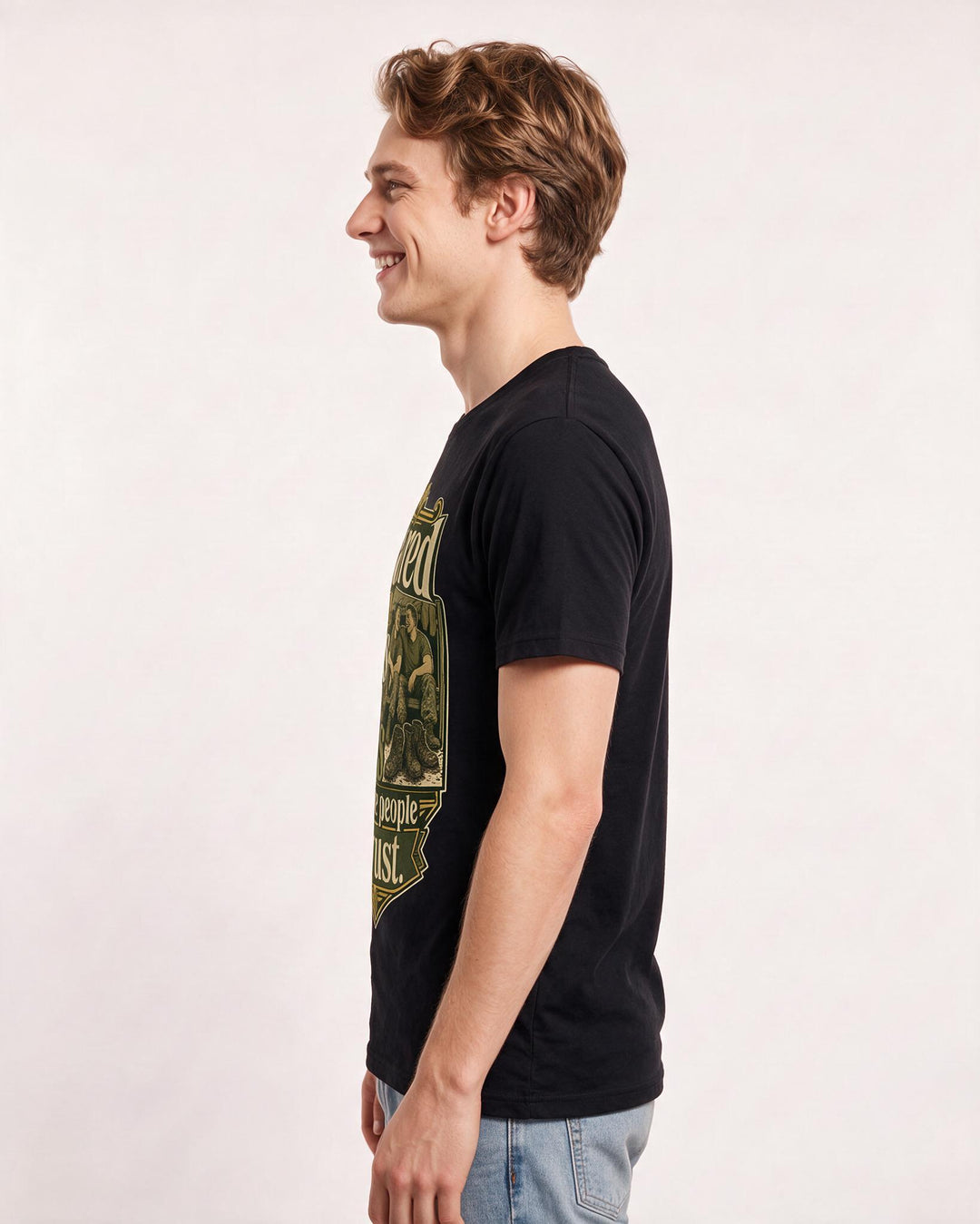 Veteran Black T-Shirt for Men – Everyday Expression Graphic Tee product image 2