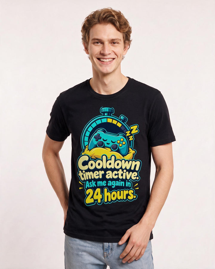 Gaming Black T-Shirt for Men – Game Night Graphic Tee product image 1