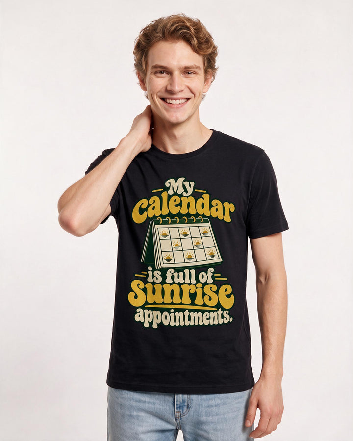 Hunting Black T-Shirt for Men – Everyday Expression Graphic Tee product image 1