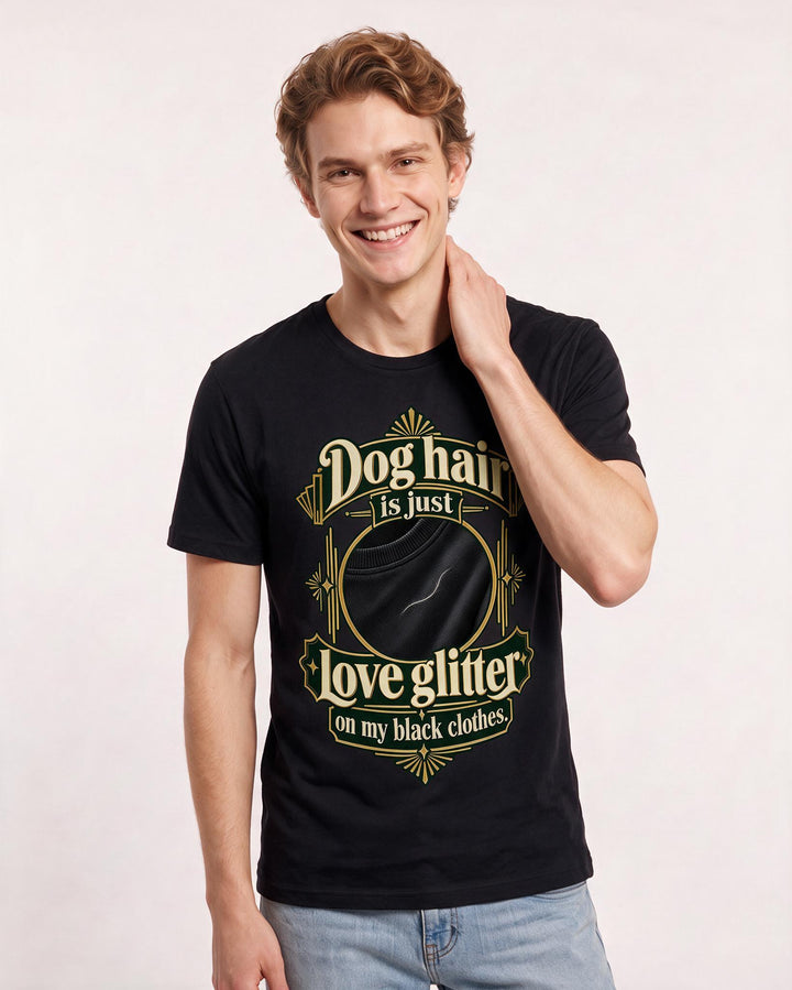 Cat Lover Black T-Shirt for Men – Everyday Expression Graphic Tee product image 1