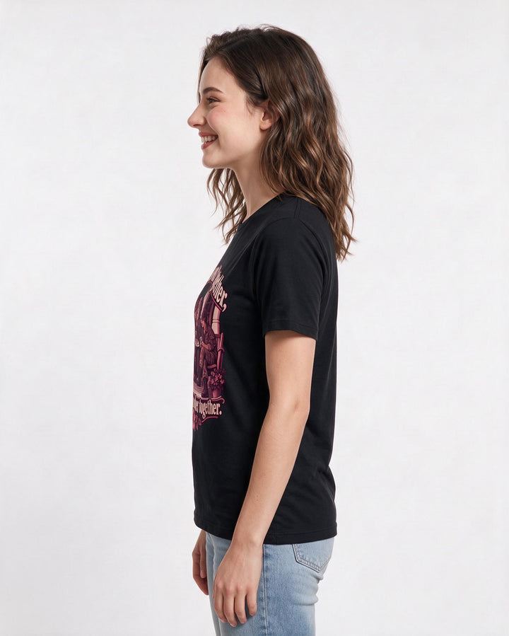Veteran Black T-Shirt for Women – Everyday Expression Graphic Tee product image 2