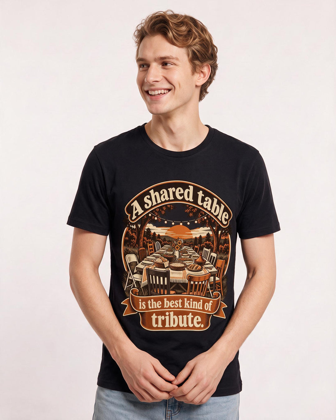 Patriotic Black T-Shirt for Men – Everyday Expression Graphic Tee product image 1