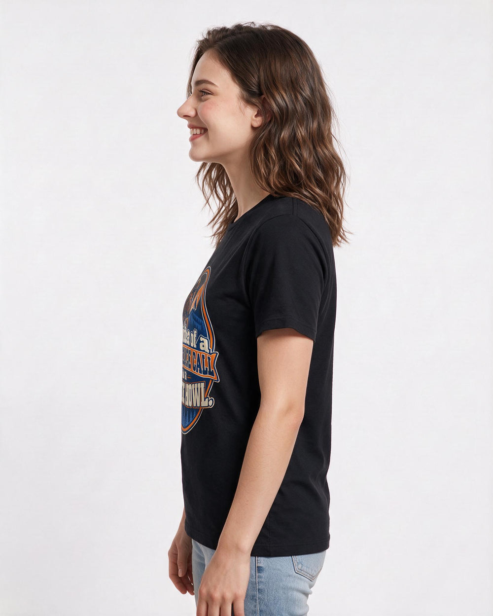 Hunting Black T-Shirt for Women – Everyday Expression Graphic Tee product image 2