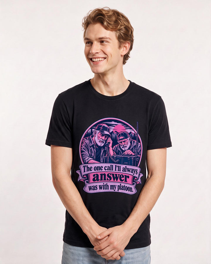 Veteran Black T-Shirt for Men – Everyday Expression Graphic Tee product image 1