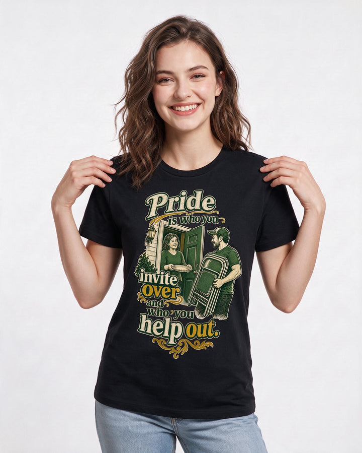 Patriotic Black T-Shirt for Women – Everyday Expression Graphic Tee product image 1