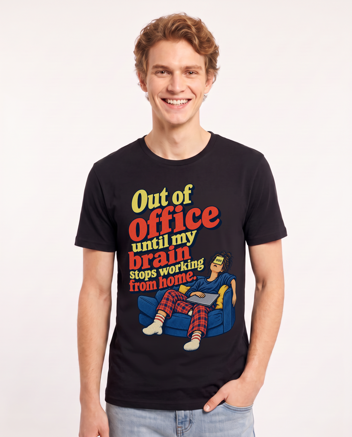 Meme Black T-Shirt for Men – Everyday Expression Graphic Tee product image 3