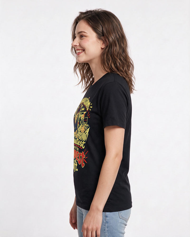 Nurse Black T-Shirt for Women – Nursing Life Graphic Tee product image 2