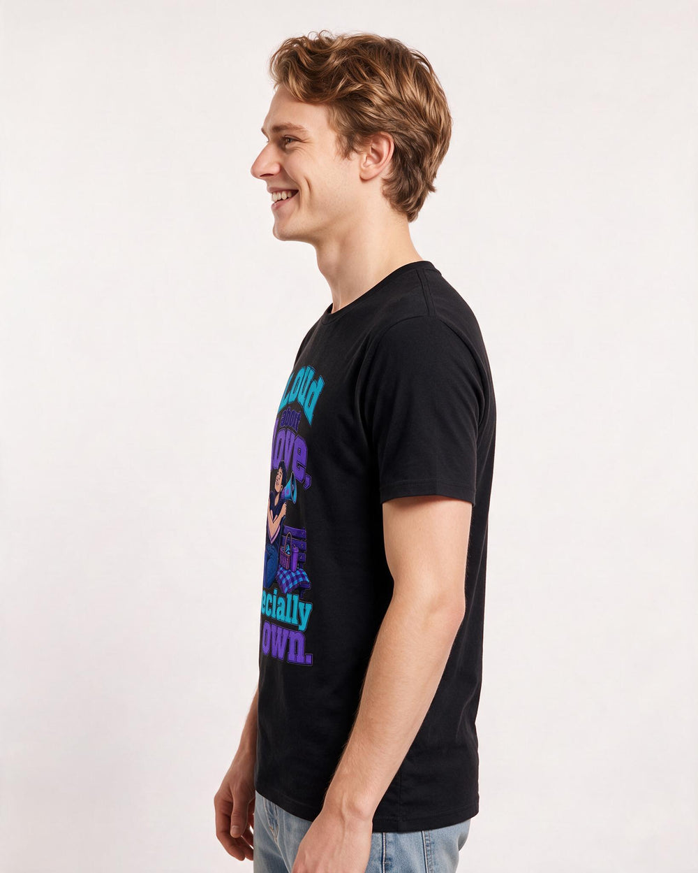 Pride Black T-Shirt for Men – Everyday Expression Graphic Tee product image 2
