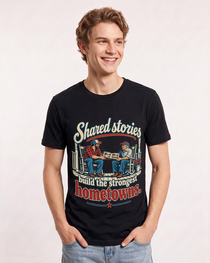 Patriotic Black T-Shirt for Men – Everyday Expression Graphic Tee product image 1