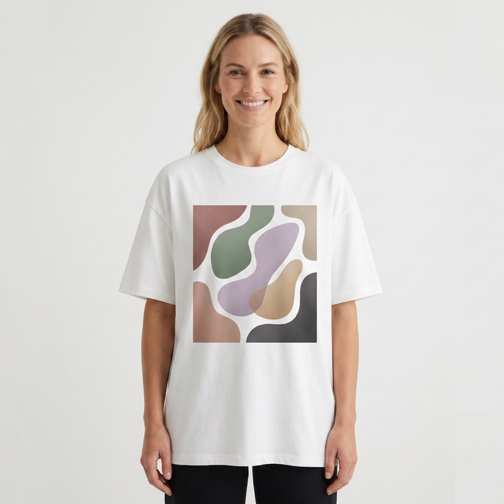 Casual Comfort White T-Shirt mockup 1