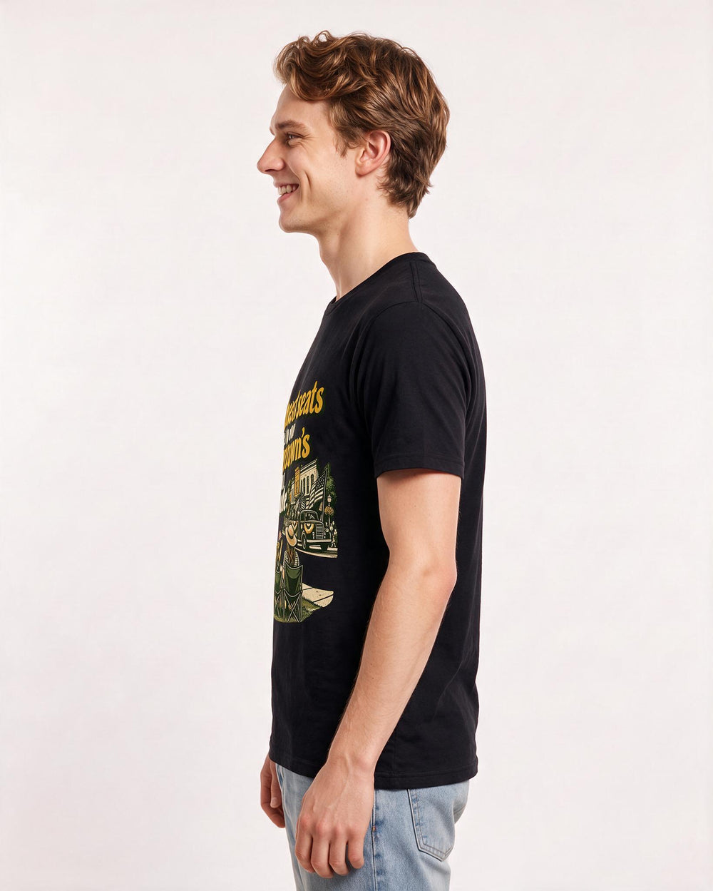 Patriotic Black T-Shirt for Men – Everyday Expression Graphic Tee product image 2