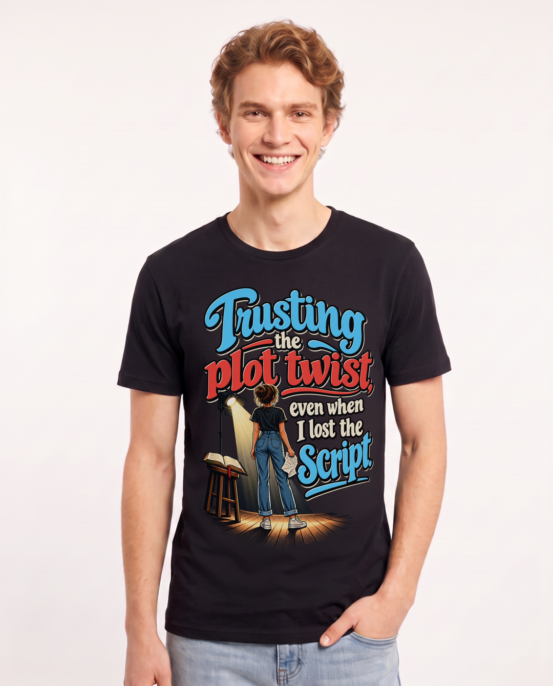 Christian Faith Black T-Shirt for Men – Everyday Expression Graphic Tee product image 3