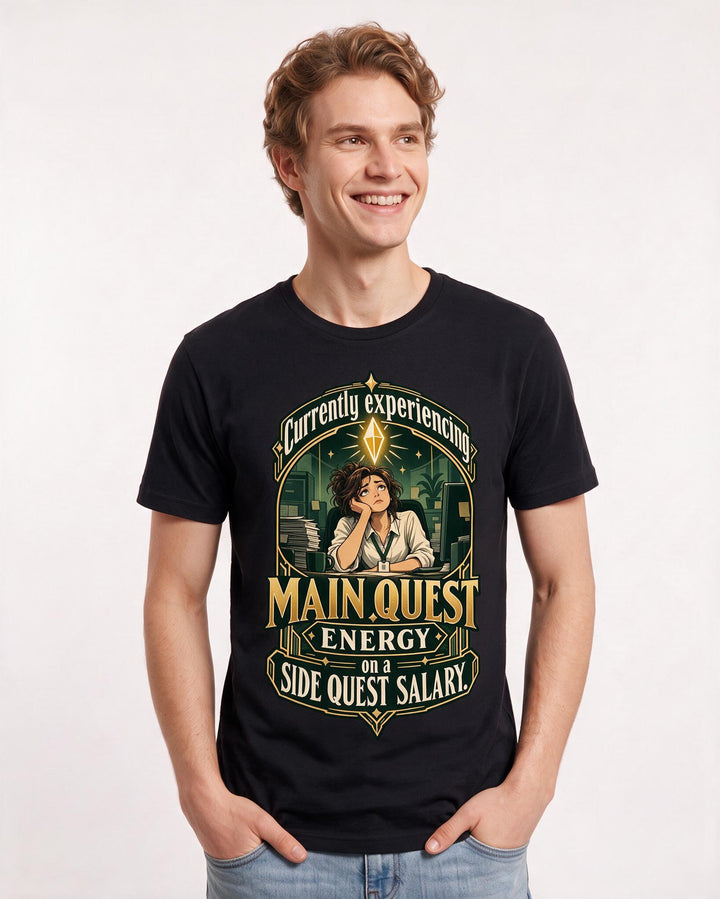 Gaming Black T-Shirt for Men – Game Night Graphic Tee product image 1