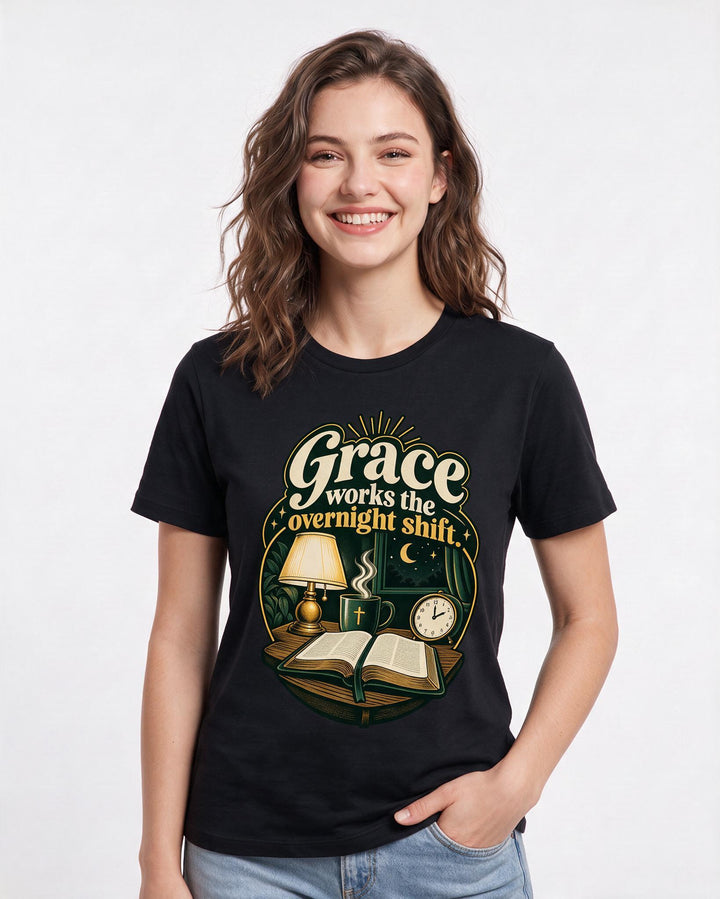 Christian Faith Black T-Shirt for Women – Everyday Expression Graphic Tee product image 1