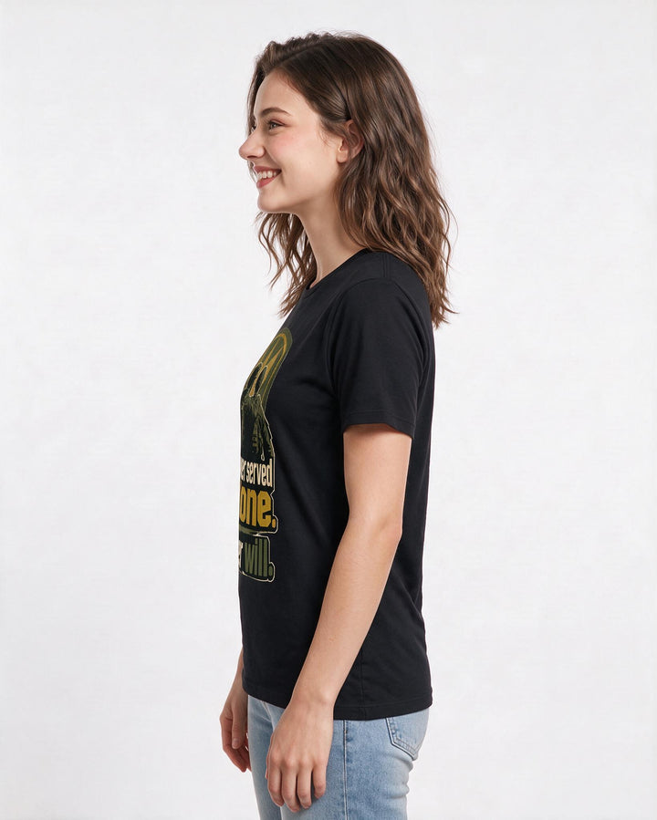 Veteran Black T-Shirt for Women – Everyday Expression Graphic Tee product image 2