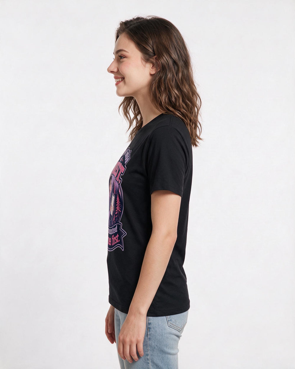 Neurodiversity Black T-Shirt for Women – Everyday Expression Graphic Tee product image 2