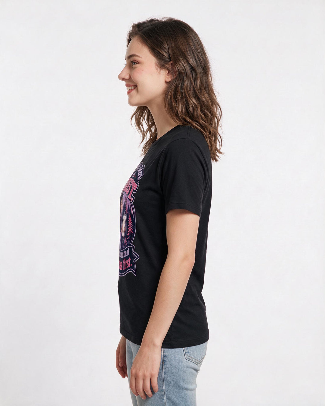 Neurodiversity Black T-Shirt for Women – Everyday Expression Graphic Tee product image 2