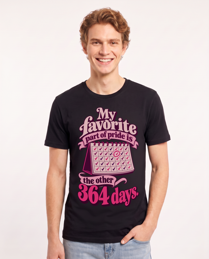 Pride Black T-Shirt for Men – Everyday Expression Graphic Tee product image 3