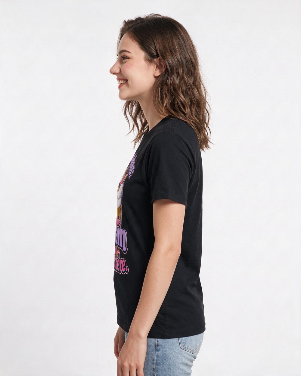 Beer Black T-Shirt for Women – Everyday Expression Graphic Tee product image 2