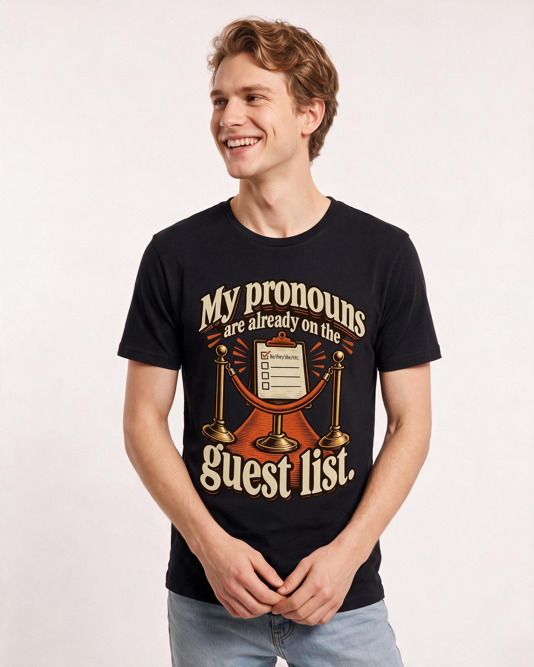 Pride Black T-Shirt for Men – Everyday Expression Graphic Tee product image 1