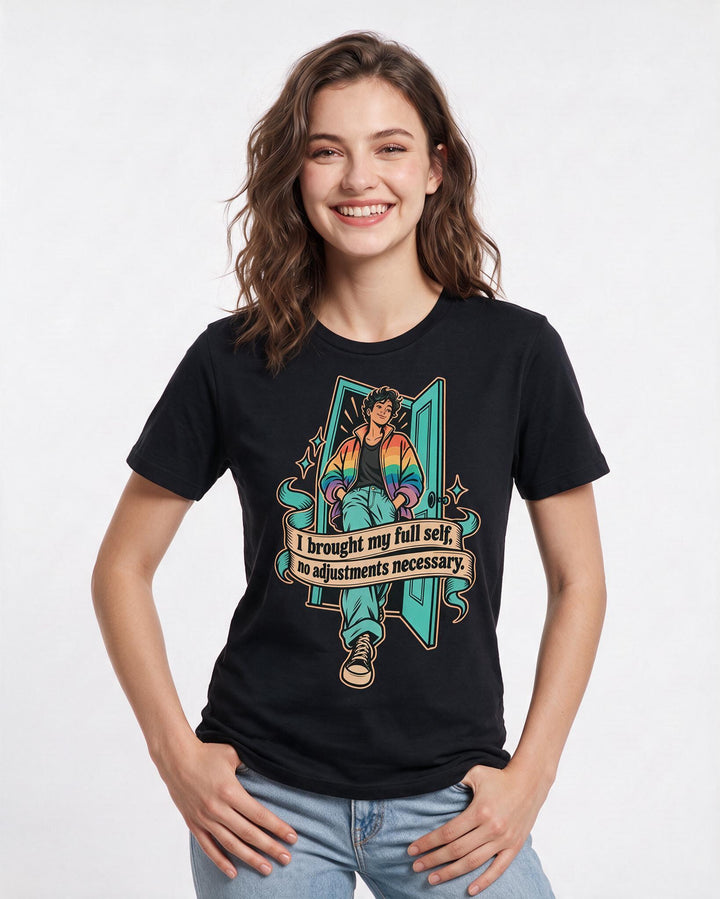 Pride Black T-Shirt for Women – Everyday Expression Graphic Tee product image 1