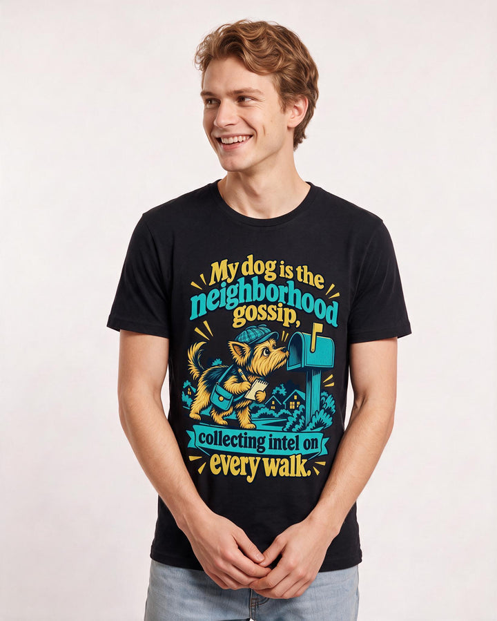 Cat Lover Black T-Shirt for Men – Everyday Expression Graphic Tee product image 1