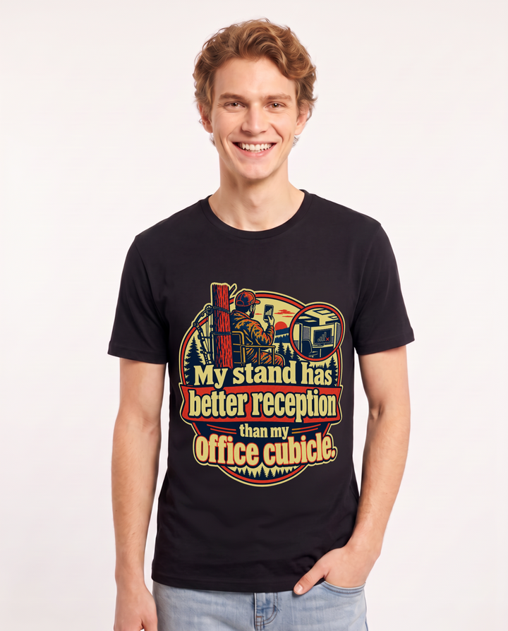 Hunting Black T-Shirt for Men – Everyday Expression Graphic Tee product image 3