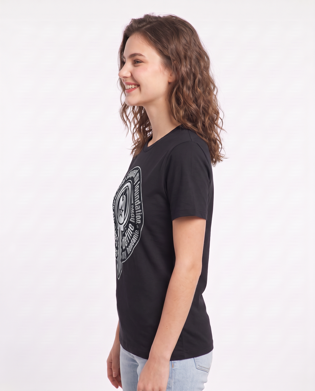 My service shaped my foundation. My choices define my home. Women's Black T-Shirt product image 3