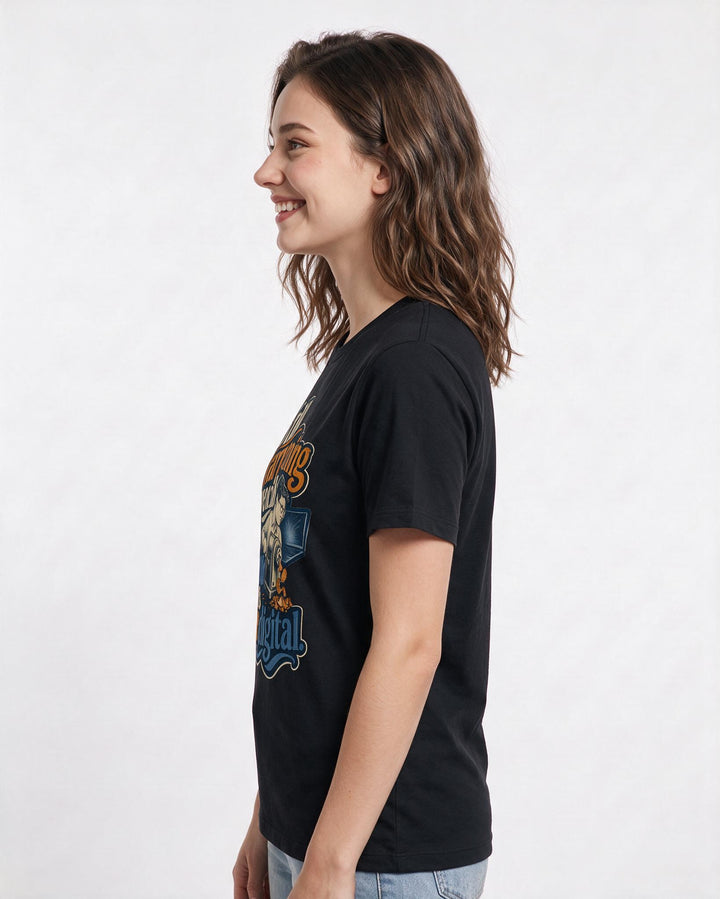 Teacher Black T-Shirt for Women – Everyday Expression Graphic Tee product image 2