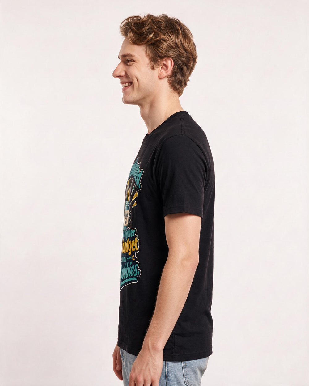 Graduation Black T-Shirt for Men – Everyday Expression Graphic Tee product image 2