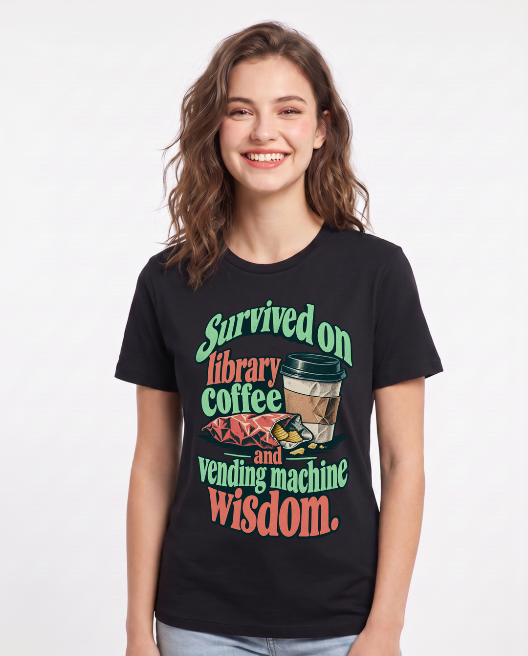 Graduation Black T-Shirt for Women – Everyday Expression Graphic Tee product image 3