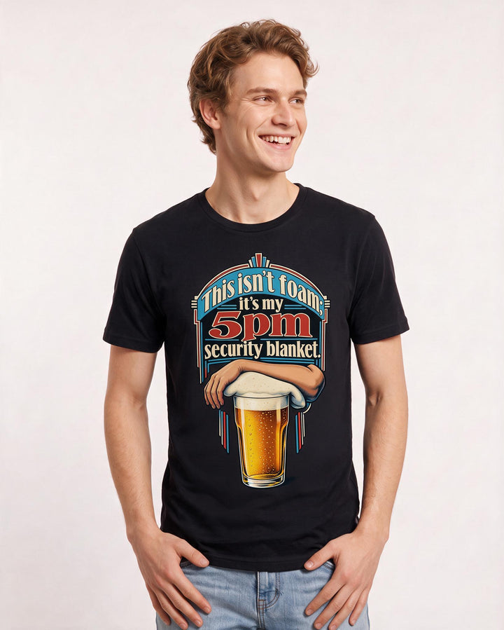 Beer Black T-Shirt for Men – Everyday Expression Graphic Tee product image 1