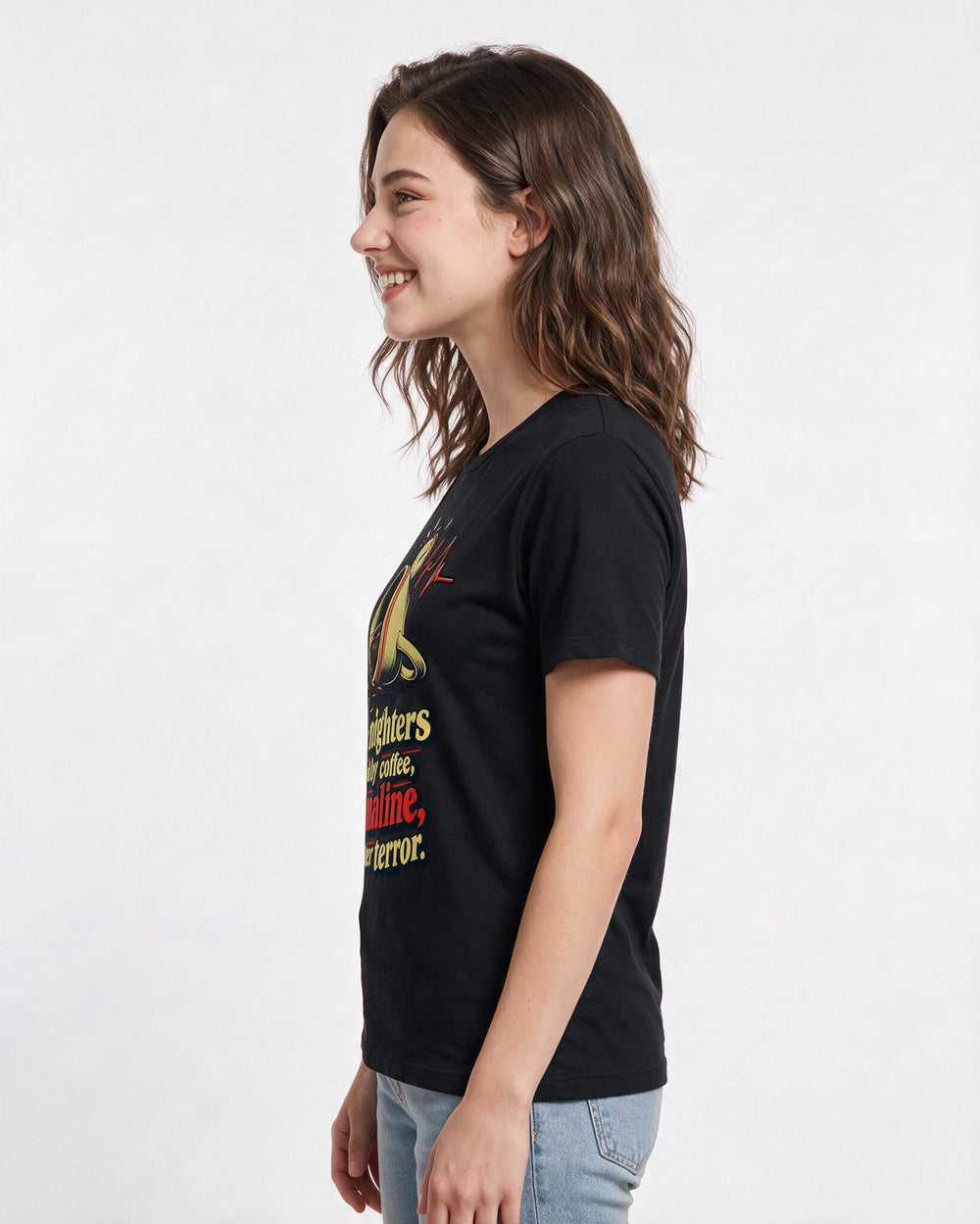Graduation Black T-Shirt for Women – Everyday Expression Graphic Tee product image 2