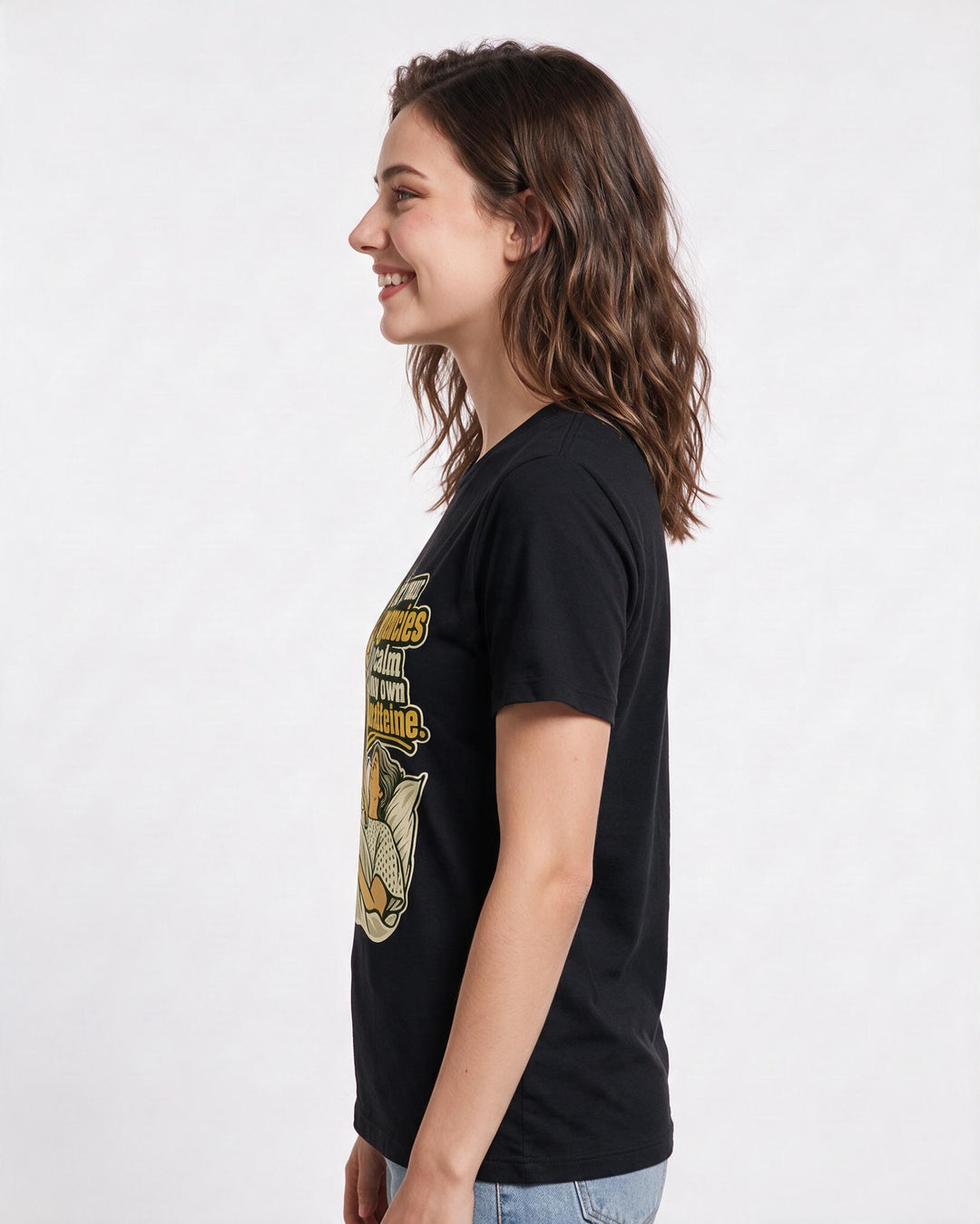 Nurse Black T-Shirt for Women – Nursing Life Graphic Tee product image 2
