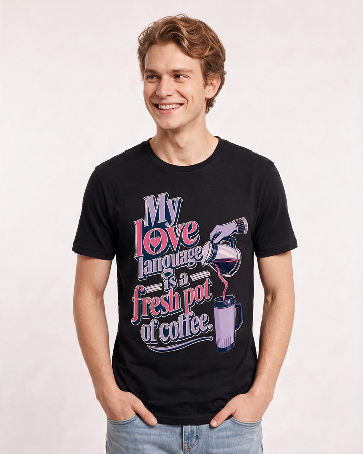 Grandparent Black T-Shirt for Men – Everyday Expression Graphic Tee product image 1