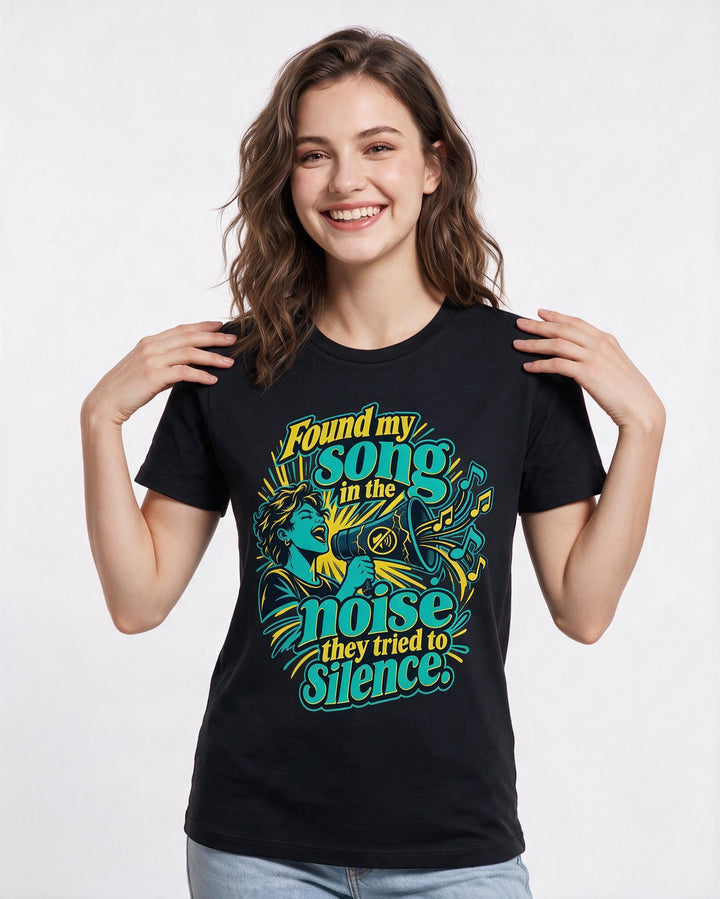 Pride Black T-Shirt for Women – Everyday Expression Graphic Tee product image 1