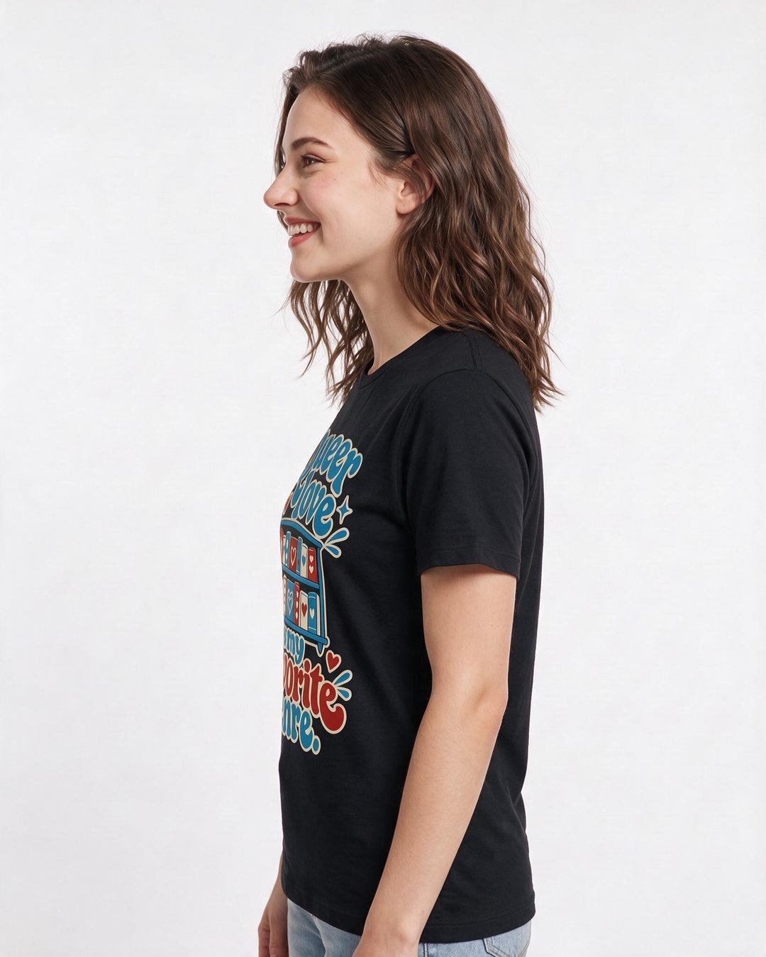 Pride Black T-Shirt for Women – Everyday Expression Graphic Tee product image 2