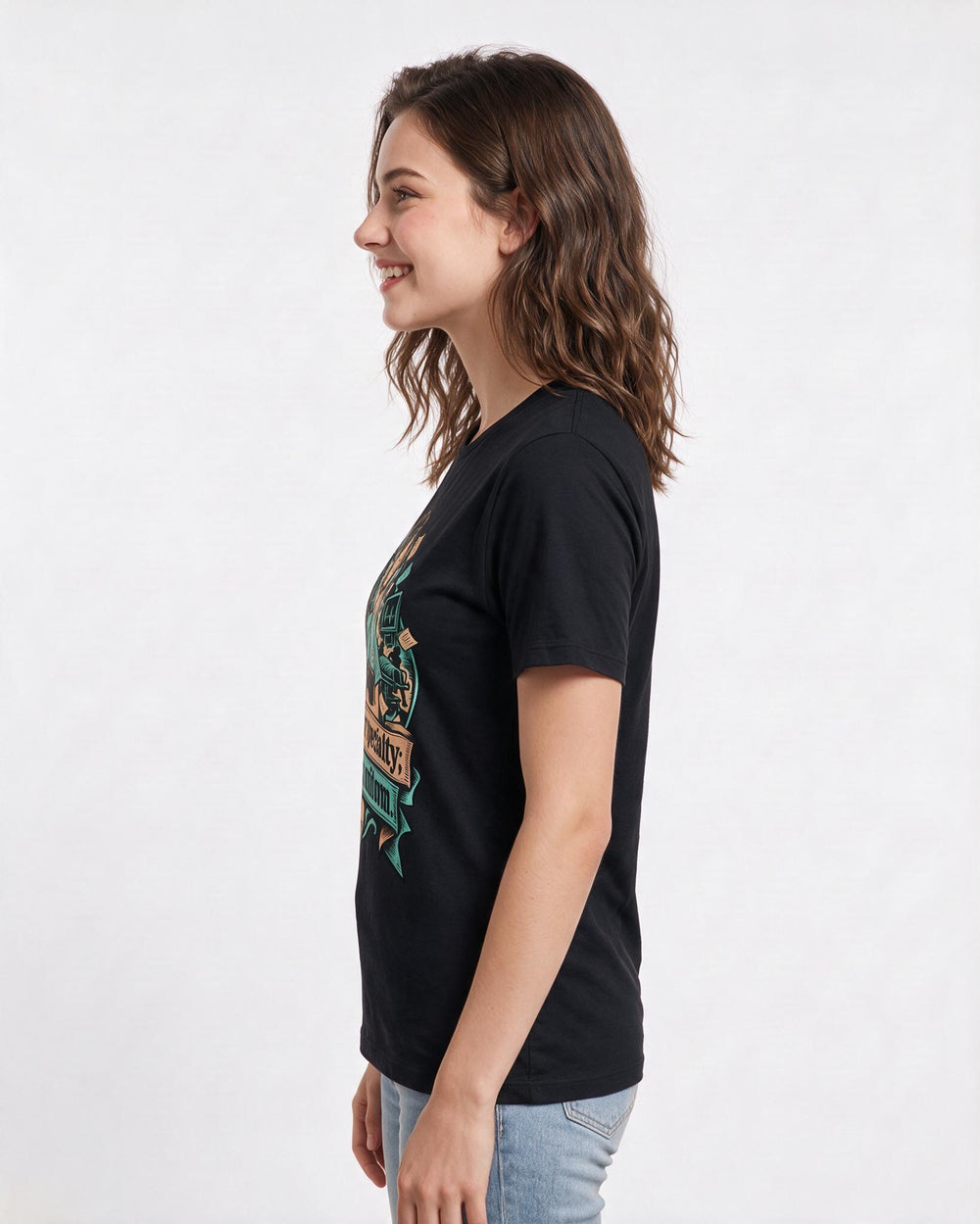 Nurse Black T-Shirt for Women – Nursing Life Graphic Tee product image 2