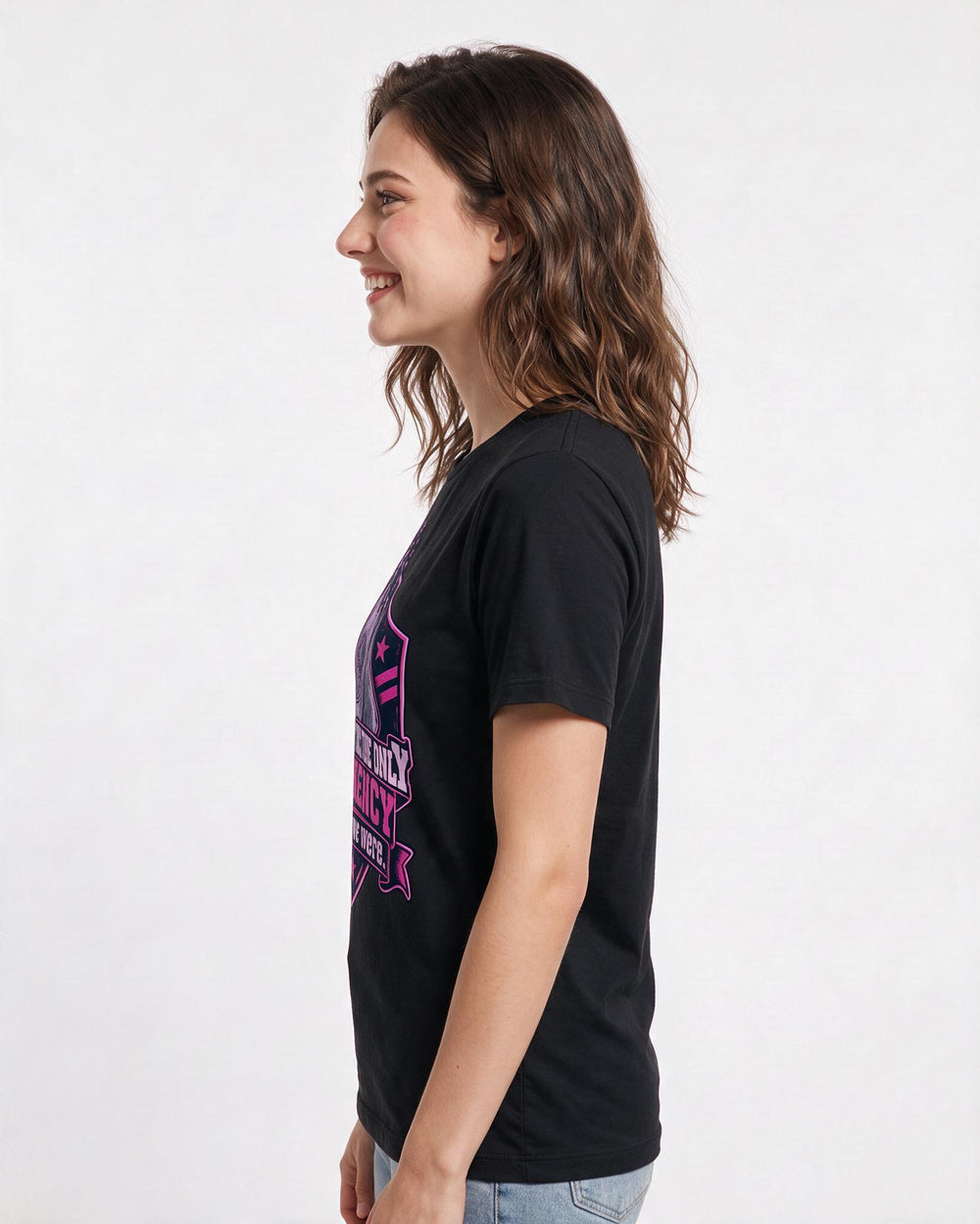 Veteran Black T-Shirt for Women – Everyday Expression Graphic Tee product image 2