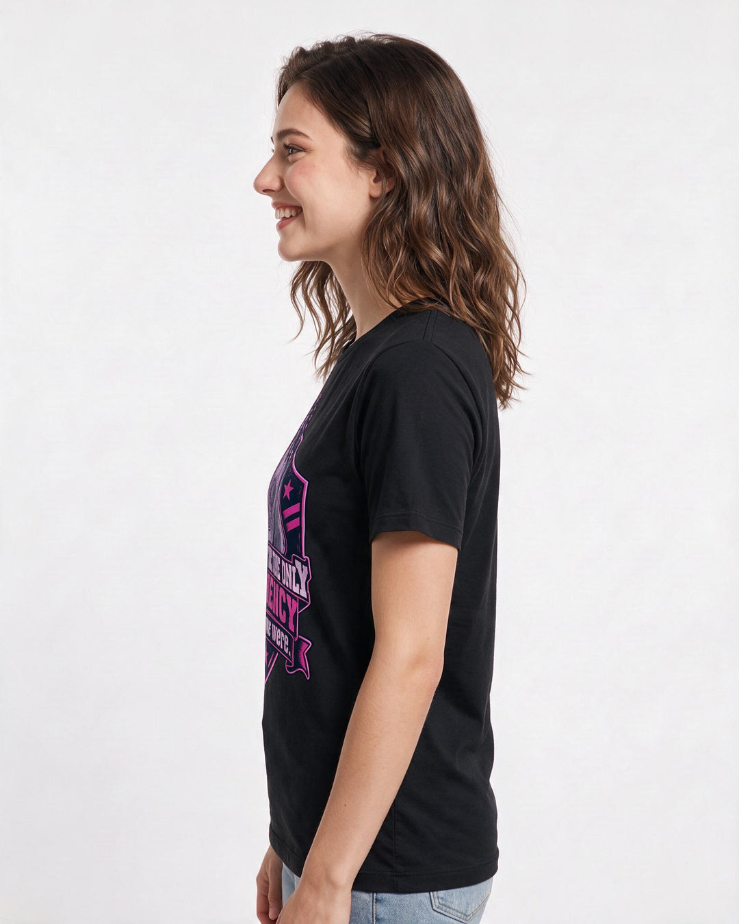 Veteran Black T-Shirt for Women – Everyday Expression Graphic Tee product image 2