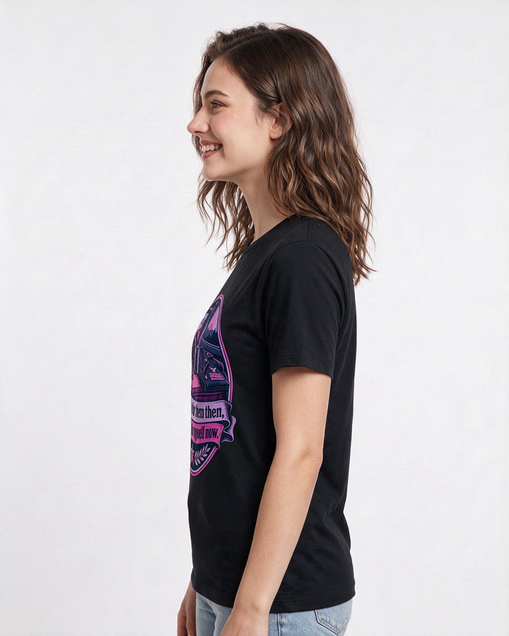 Veteran Black T-Shirt for Women – Everyday Expression Graphic Tee product image 2