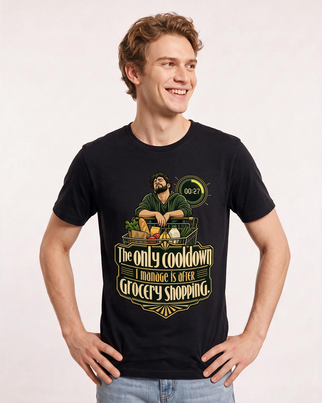 Gaming Black T-Shirt for Men – Game Night Graphic Tee product image 1