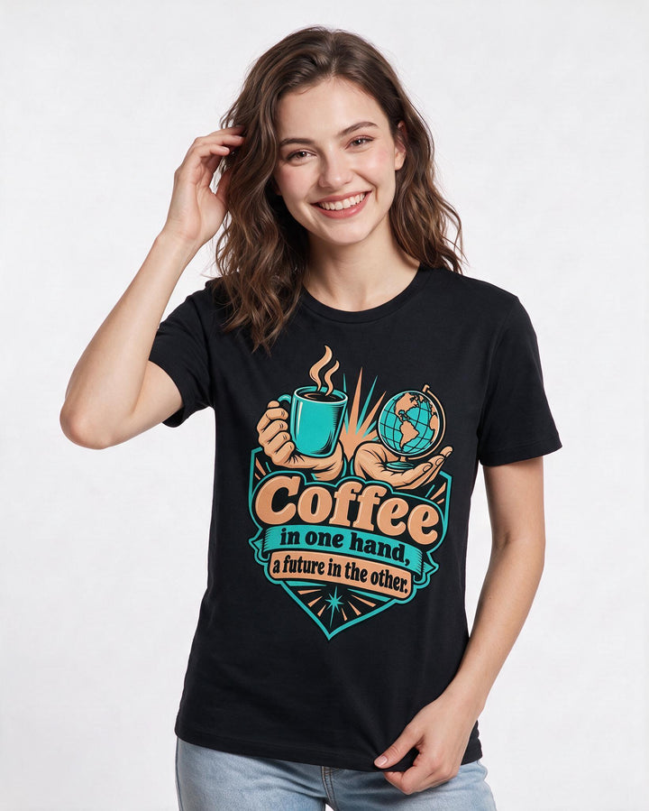 Teacher Black T-Shirt for Women – Everyday Expression Graphic Tee product image 1